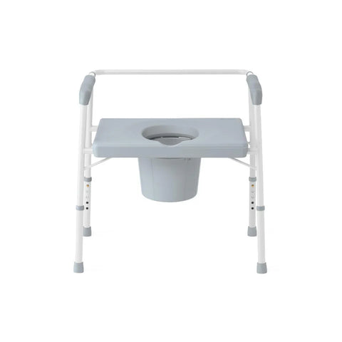 Bariatric Commode Extra Wide Seat 650 lb Weight Capacity