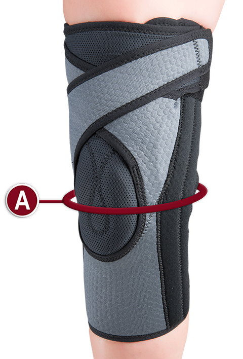 OTC Airmesh Knee Support w/Patella Uplift