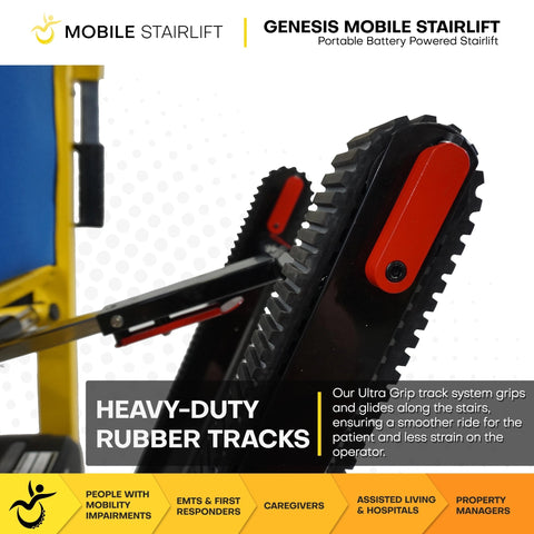 Genesis Mobile Stairlift Battery Powered & Portable Stair Wheelchair