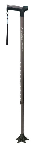 Airgo Comfort-Plus Aluminum Cane w/Claw Tip Derby Handle