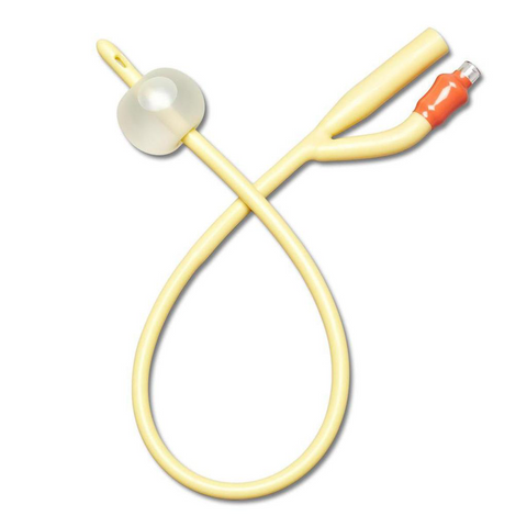 Rusch® Gold Silicone‑Coated Latex 2-Way Foley Catheter5cc 16FR - 10/bx
