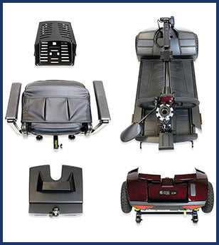 Amylior Gs100 Mobility Travel Scooter 300lbs