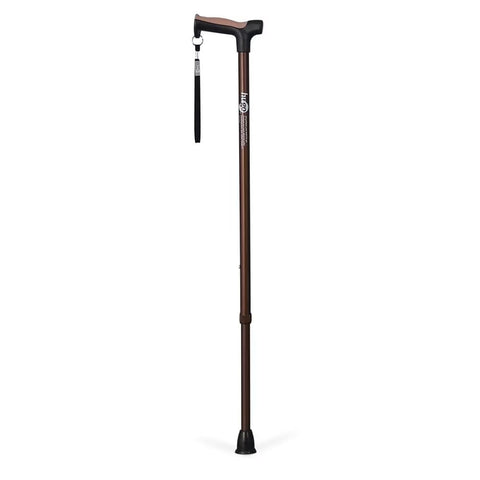 Hugo Ergonimic Debry Handle Cane 300lbs Cane Cocoa - Box