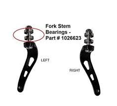 Drive Fork Stem Bearings for Nitro Pair (Serial # 2A1606301542 & higher)
