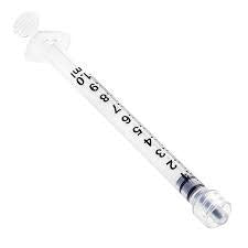 SOL-M 1ml Luer Lock Syringe w/o Needle (PP) (low dead space) 100/Bx