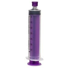 Monoject Oral/Enteral Syringe Purple Enfit 35ml Sterile