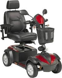 VENTURA™ 4-Wheel Scooter, 20" Captain's Seat Red