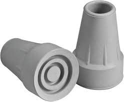 Carex Crutch Tips Grey Pair
