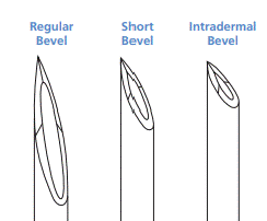 BD Precision Glide Needle Short Bevel Regular Wall 18G x 1 1/2"  Sterile 100/bx