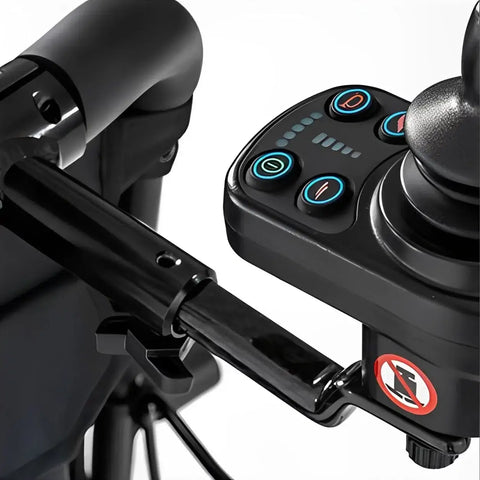 Pride Jazzy Carbon 27/HD  Headrest Attendant Controller Bracket