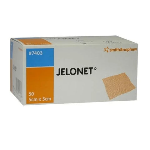 Smith & Nephew Jelonet Paraffin Gauze Dressing  5cm x 5cm