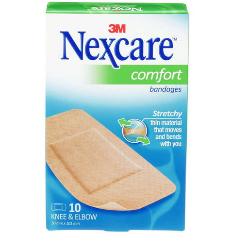 Nexcare Comfort Strip 1.8"x4" Knee & Elbow 10/bx