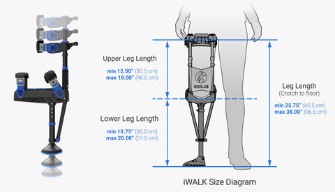 iWalk Hands Free 3.0 Crutch 275lbs