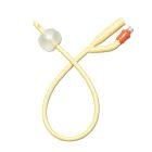 Medline 2-Way Silicone-Elastomer-Coated Latex Foley Catheter – 10cc Balloon | Sterile Urinary Catheter