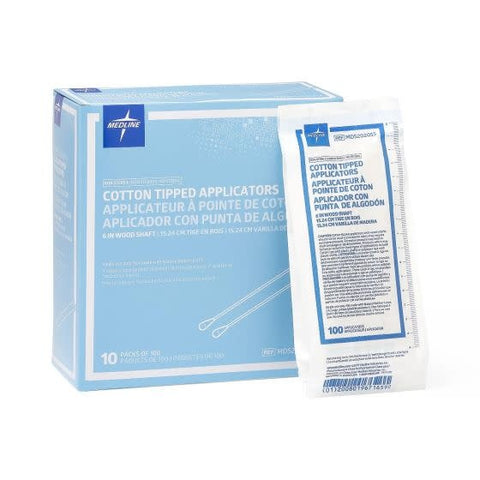 Cotton Tip Applicator 6" Non-Sterile Bx/100