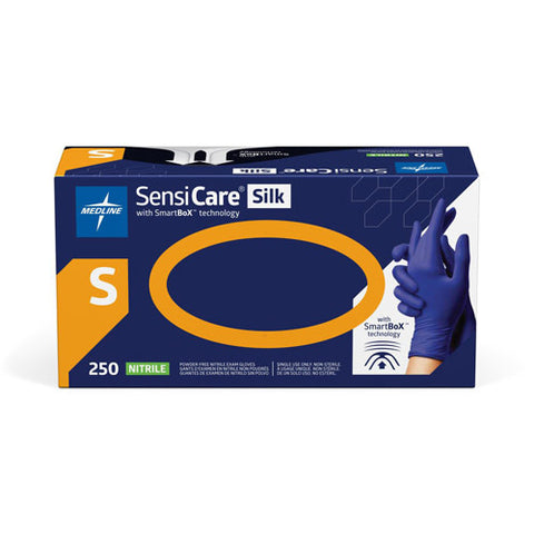 SensiCare Silk Nitrile Examination Glove 250/bx Small