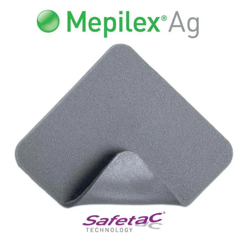 Mepilex AG Foam Antimicrobial  Dressing with Silver Safetac