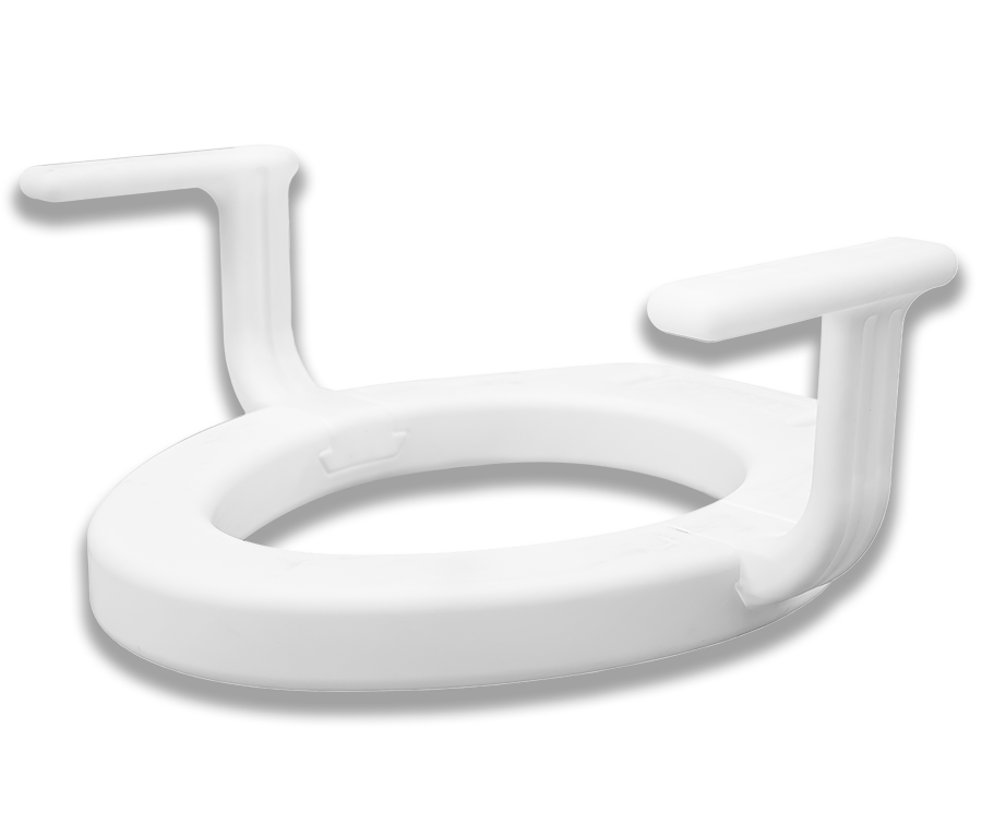 2" Raised Toilet Seat w/Handles Weight Limit 300lbs