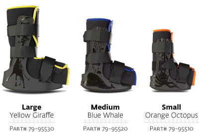DJO Walker Boot Pediatric Airboot MiniTrax Left & Right Foot