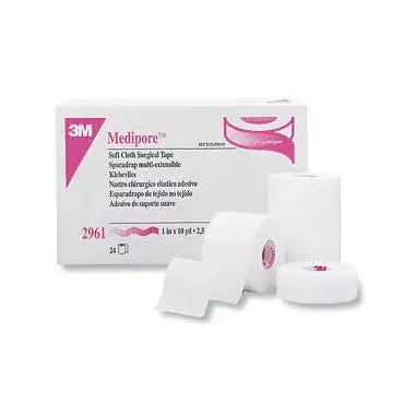 3M™ Medipore™ Hypoallergenic Soft Cloth Medical Tape 6 in x 10 yd 15.2 cm x 9.1 m