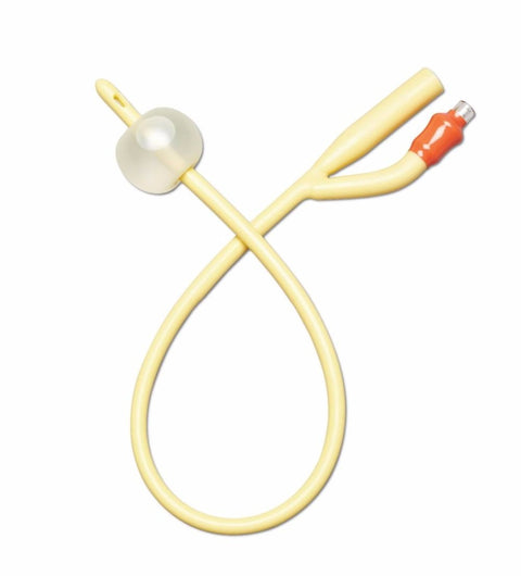 Medline Silicone Elastomer Coated Foley Catheter 2-Way Size 16Fr 10 cc Sterile Latex Free