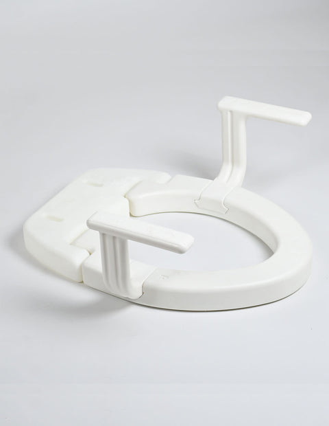 MOBB 2" Hinged Raised Toilet Seat w/Handles