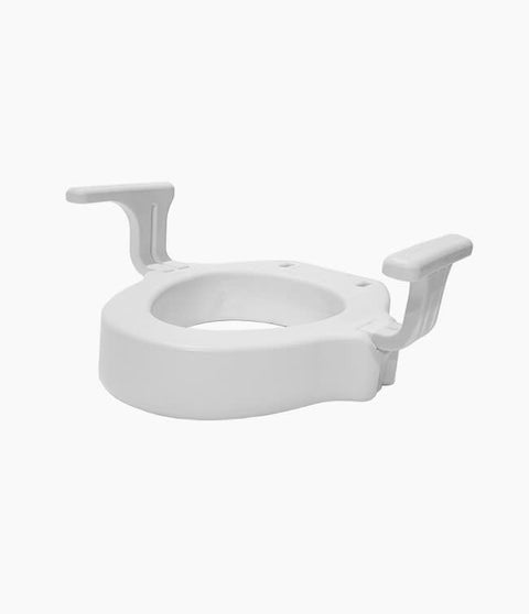 4” Hinged Raised Toilet Seat Weight Limit 300lbs with New Handles