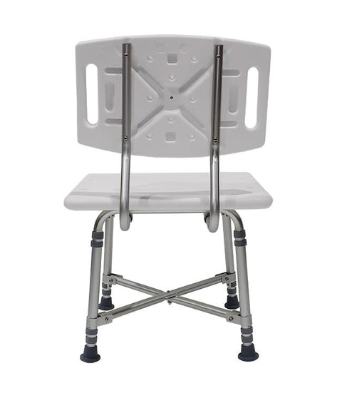 Mobb Heavy Duty Bath Chair Real Extra Wide Stability and Comfort for Safe Bathing