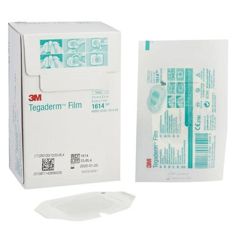 3M Tegaderm Film 2x2" 100/bx