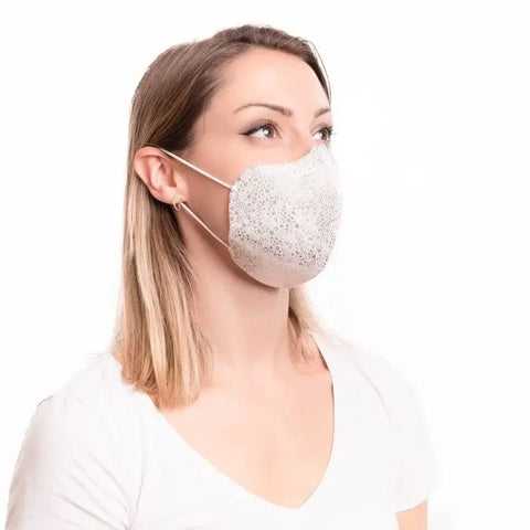 Reusable Face Mask Silver Ion Technology Cashmere Floral Adult