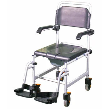 ATS 560 Aluminum Commode 22" with 4 Locking Casters