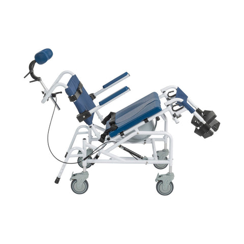 Drive Tilting Aluminum Rehab Shower Chair Commode 300lbs Capacity