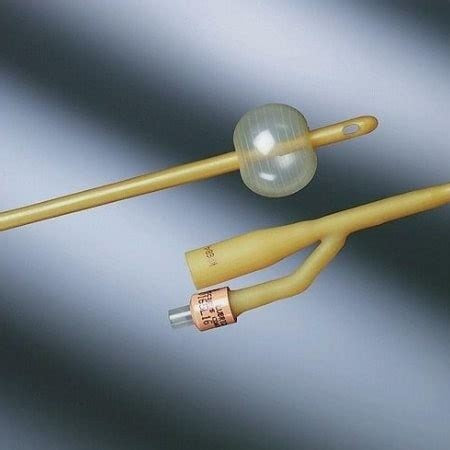 Bard Lubricath Tiemann 2-Way Med Olive Coupe-Tip Single-Eye Foley Cath 16Fr 5cc