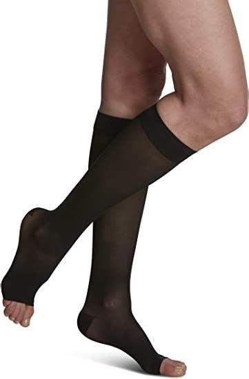 Style Sheer Fashion for Women 20-30mmHg Open Toe