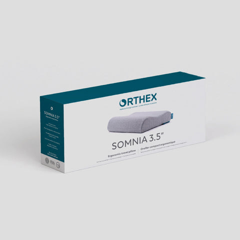 Orthex Somnia 3.5'' Travel Compact Pillow Gel Memory Foam
