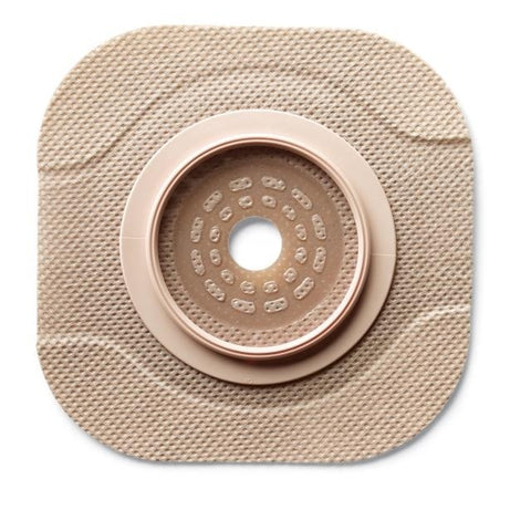 Hollister New Image Flat CeraPlus Skin Barrier  Cut-to-Fit 1-1/4" Flange 1-3/4" w/Tape Border 5/bx