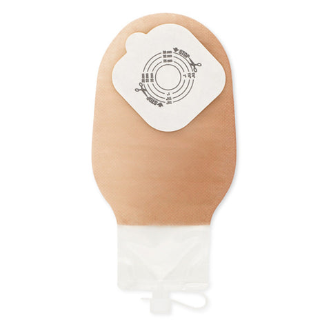 Hollister Pouchkins Pediatric One-Piece Softflex Urostomy Pouch Cut-To-Fit 1-1/2" Transparent Without Tape No Starter Hole 10/Bx