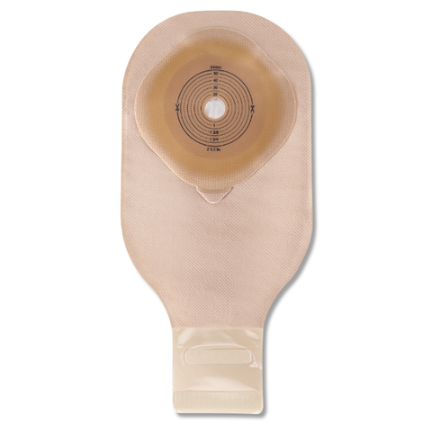 Hollister Premier Ceraplus 1pc Drain Pouch W/ Tape Border Lock N Roll Close Beige W/ Filter Up To 2 1/2" 10/Bx