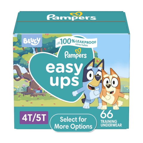 Pampers  4T-5T Training Pants Pull Ups Bluey 86/bx