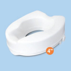 Parson 4"Raised Toilet Seat w/ Metal Clamps