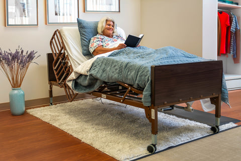 Adjustable Lightweight Full-Electric Hospital Bed Weight Limit 350lbs
