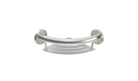 PLUS Corner Shelf + Grab Bar