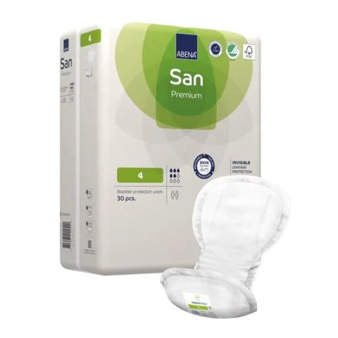 Abena San 4 Pads 800ml Cap 30/Bg
