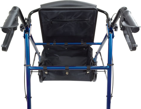 Aluminum Rollator 6" Wheels 300 LB Weight Capacity