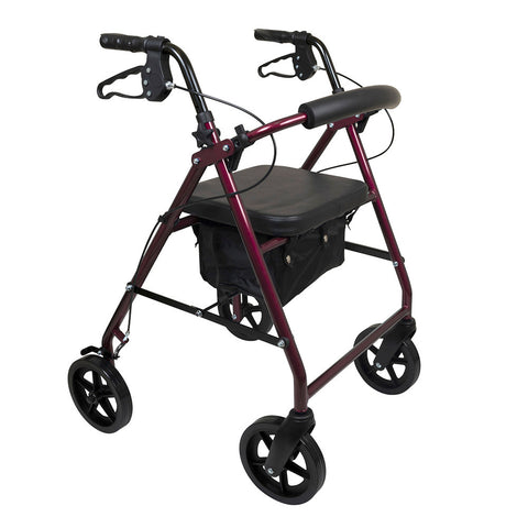 ProBasics Aluminum Rollator 8" Wheels 300 LB Weight