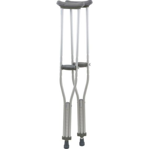 PROBASICS High Quality Adult Aluminum Crutches Adjustable 5'2" - 5'10"