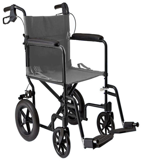 MOBB Lightweight Transport Chair 12" All Terrain Wheels