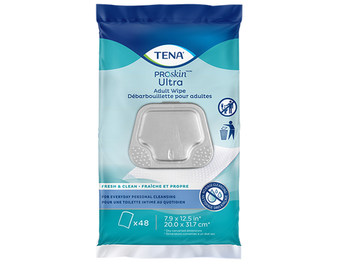 Tena Wipes Classic for Perineal Area Ultra Scented