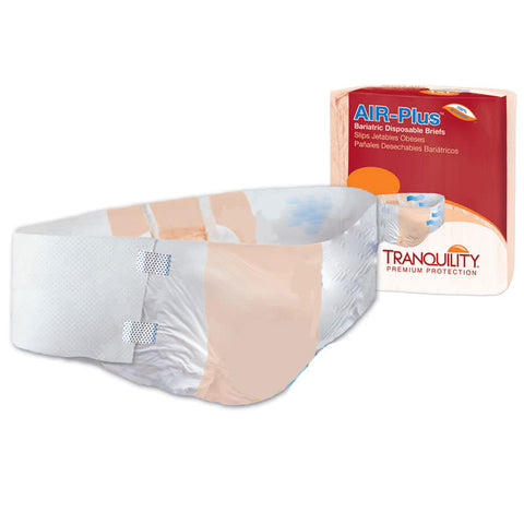 Tranquility AIR Plus Bariatric Disposable Briefs 4X- 5X Large 8/Bg