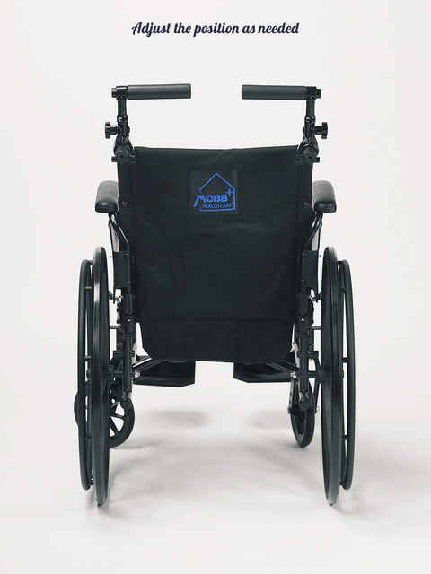 MOBB Pushpal Handle Extender for Wheelchairs, Transport Chairs & Rollators Adjustable Angle 0° - 180°